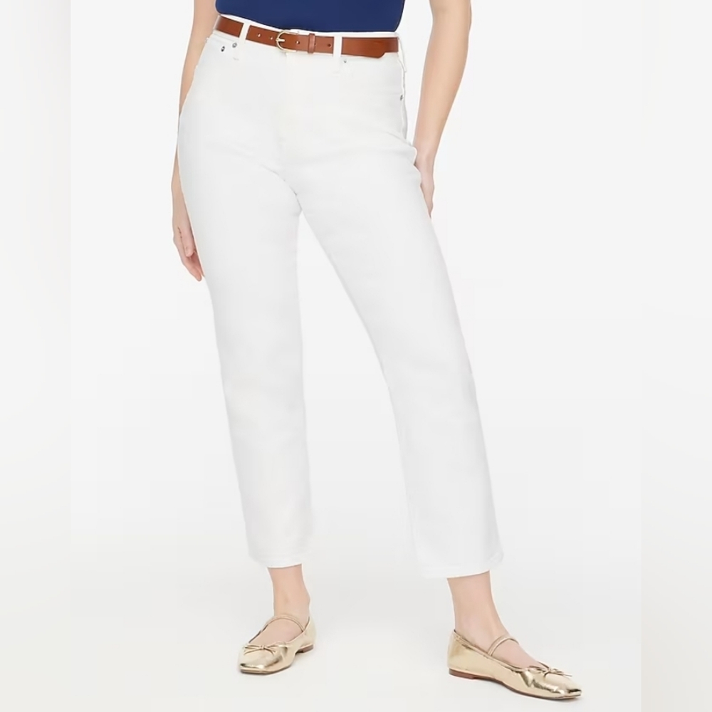 J. Crew Women's Essential Striaght All Day Stretch Jean #156